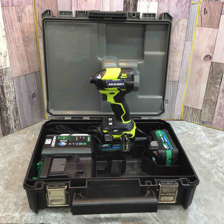 【中古品】★ハイコーキ HIKOKI 36V コードレスインパクトドライバ スパイダーイエロー WH36DD(2XHYSZ)【八潮店】