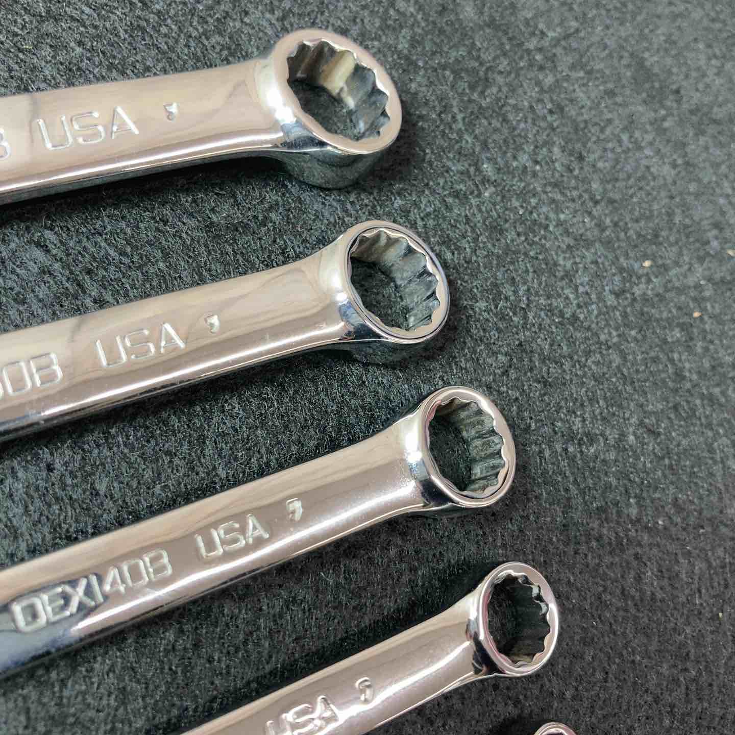 【中古美品】 Snap-on(スナップオン) OEX100B~OEX180B 5本 OEXM10B~OEXM14B 5本 コンビネーションレンチ 10本セット 【東大和店】 中古美品】 Snap-on(スナップオン) OEX100B~OEX180B 5本 OEXM10B