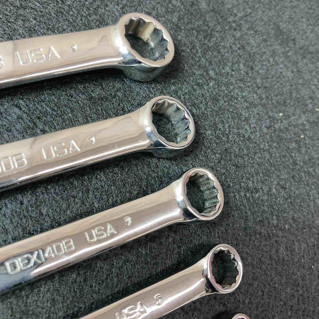 【中古美品】 Snap-on(スナップオン) OEX100B~OEX180B 5本 OEXM10B~OEXM14B 5本 コンビネーションレンチ 10本セット 【東大和店】