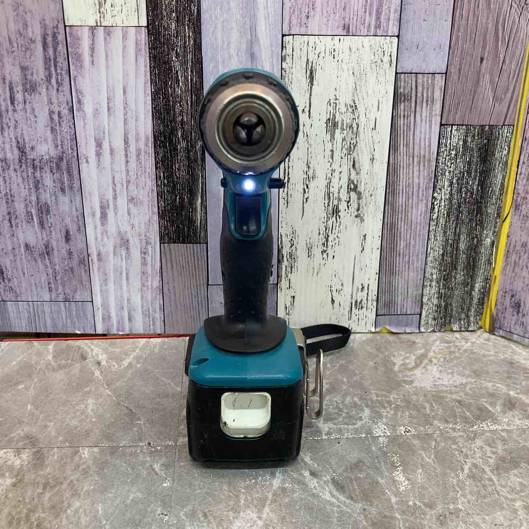 【中古品】★マキタ makita 14.4V コードレスドリルドライバー DF440DRFX バッテリー2個付【八潮店】