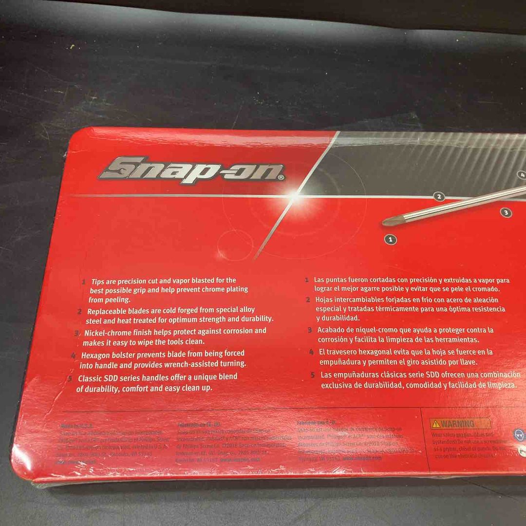 【未使用品】スナップオン スクリュードライバーセット SDDX70AHV (イエロー)【川越店】