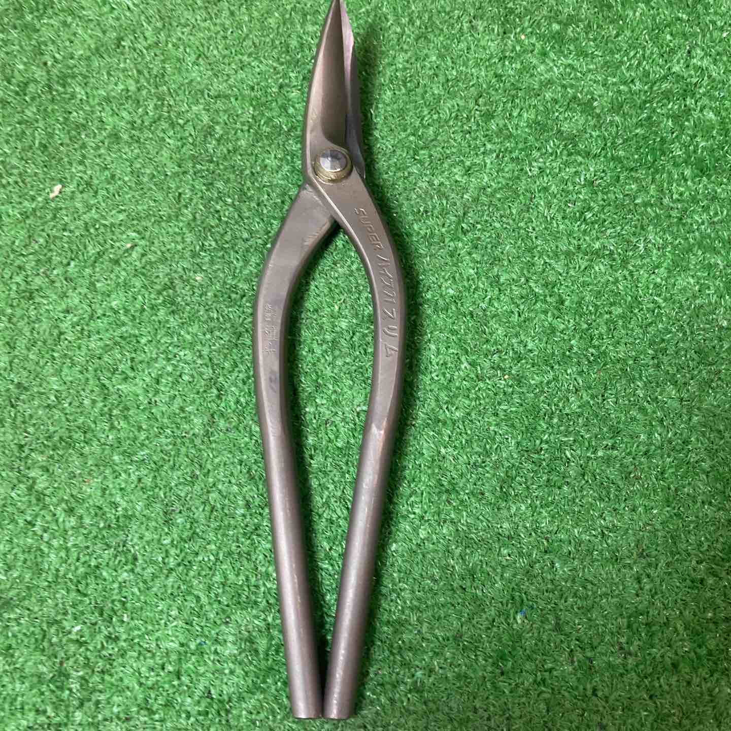 未使用品(店頭展示品)】種光 金切鋏 スーパーハイス21 スリム柳 未使用品(店頭展示品)】種光 金切鋏 スーパーハイス21 スリム柳