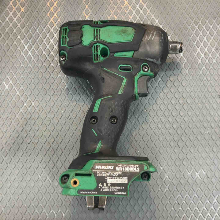 【中古品】ハイコーキ(HIKOKI ※旧:日立工機) コードレスインパクトレンチ WR18DBDL2(2LXPK)【所沢店】