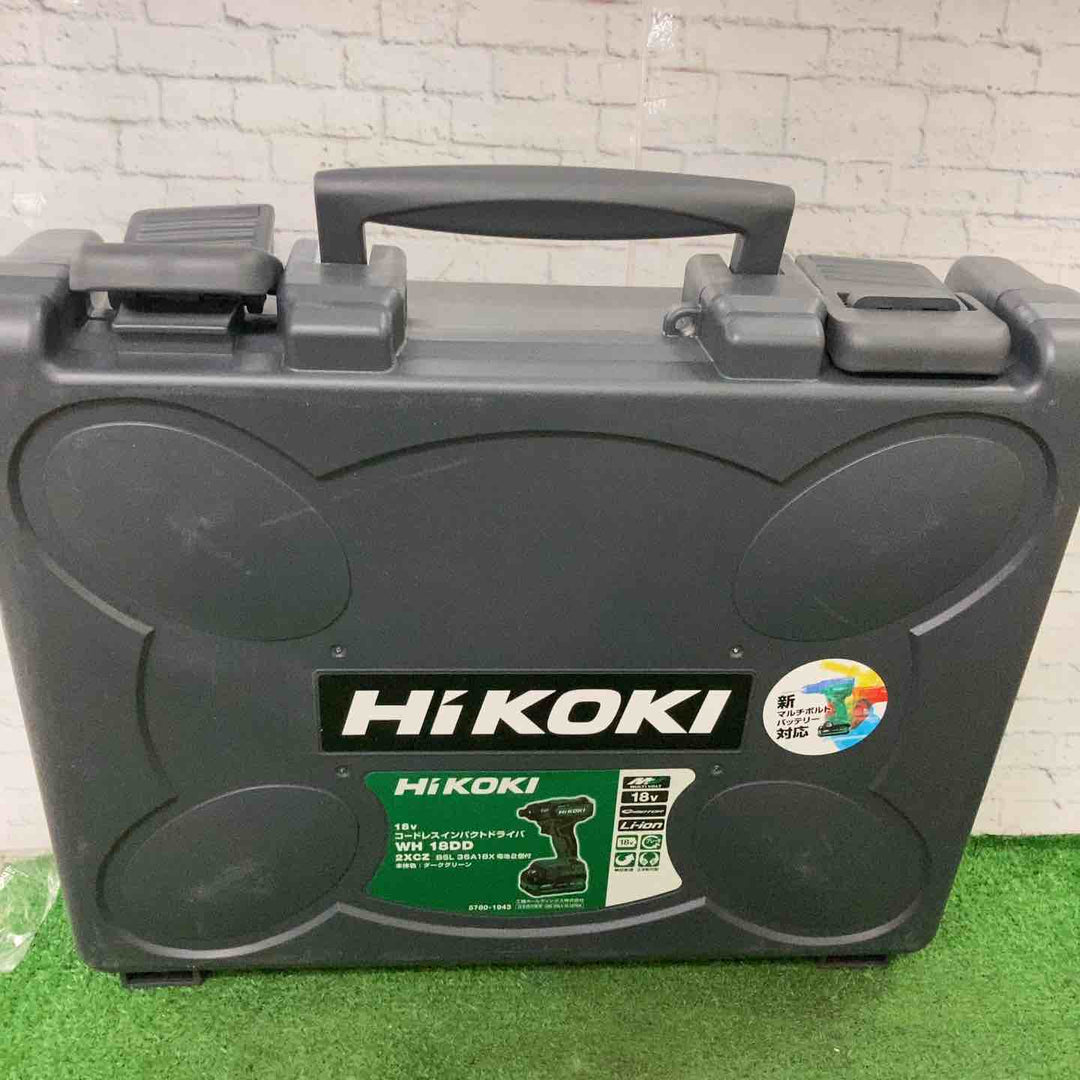 〇ハイコーキ(HiKOKI) コードレスインパクトドライバー WH18DD(2XCZ)【町田店】