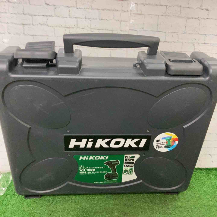 〇ハイコーキ(HiKOKI) コードレスインパクトドライバー WH18DD(2XCZ)【町田店】