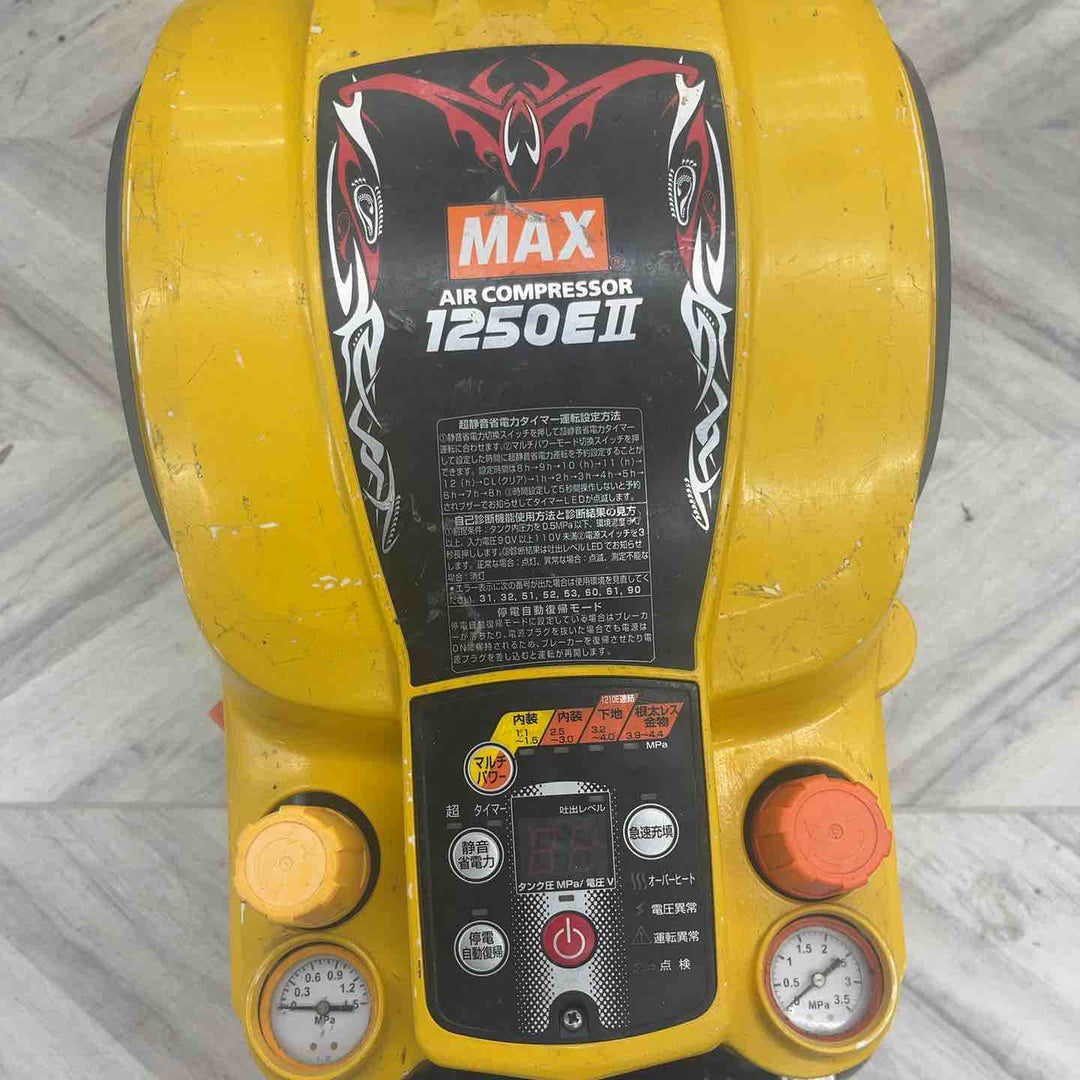 ◇マックス(MAX) スーパーエアコンプレッサ AK-HL1250E2 トパーズイエロー 限定カラー【越谷店】