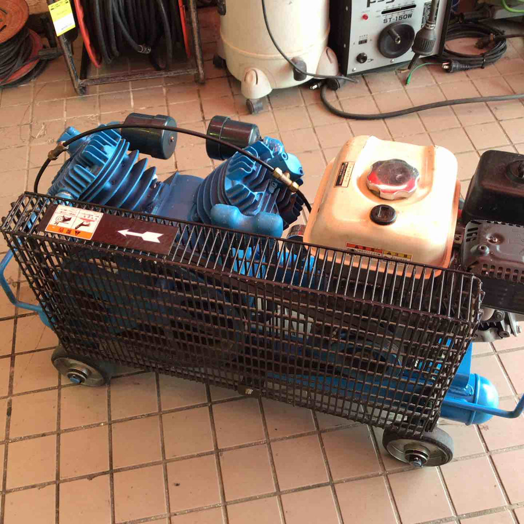 【店頭受取り限定】meiji エアーコンプレッサー GE-22DS【草加店】