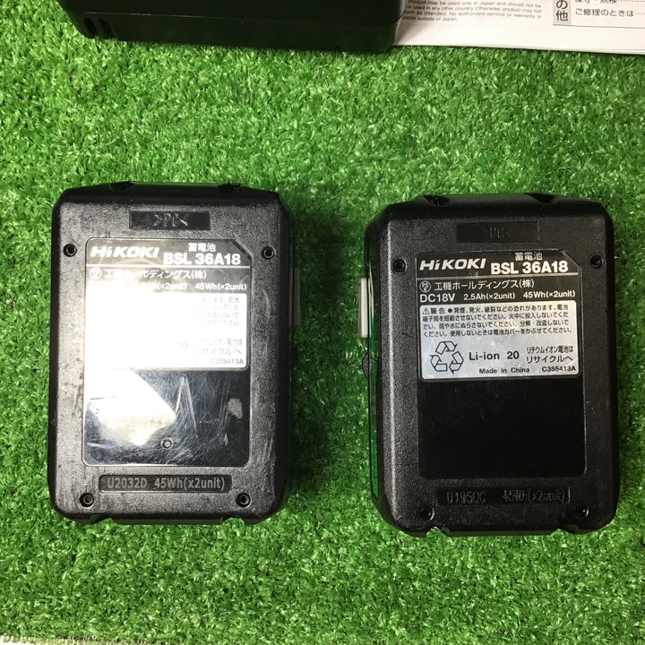 ★ハイコーキ(HIKOKI ※旧:日立工機) コードレスインパクトドライバ WH36DC(2XN)(B)【岩槻店】