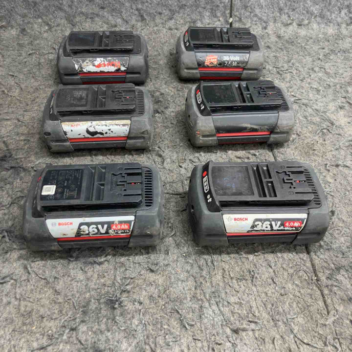 ボッシュ BOSCH 36Vバッテリー*6 (4.0Ah*3。2.0Ah*1。2.6Ah*2) 充電器 AL3640CV【鴻巣店】