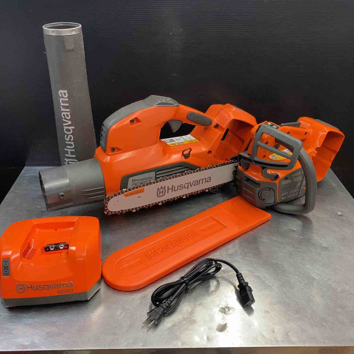 【中古品】 ハスクバーナ(Husqvarna) チェーンソー・ブロワ・充電器 まとめ T540iXP 525iB QC330 【東大和店】