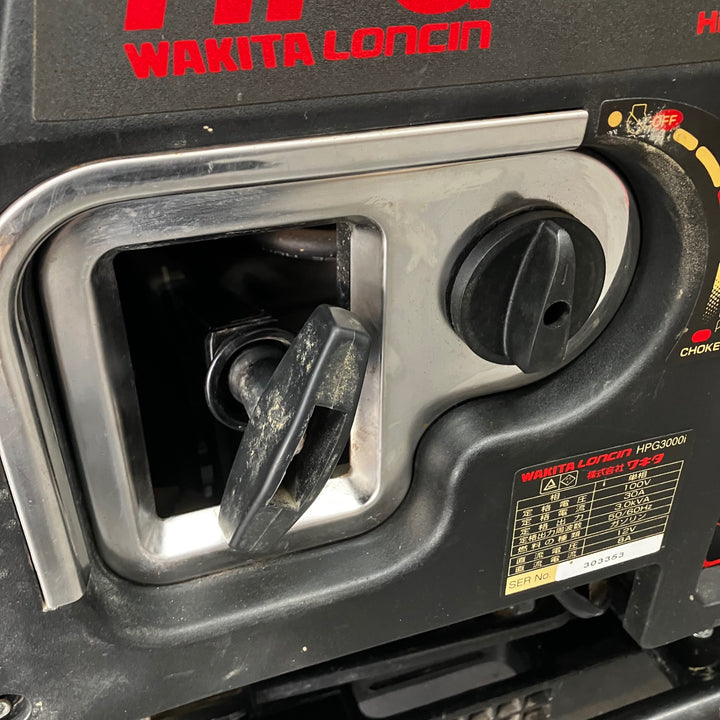 【店頭受取り限定】〇ワキタ(MEIHO) インバーター式ガソリン発電機 HPG3000i 定格出力3.0kVA【川口店】