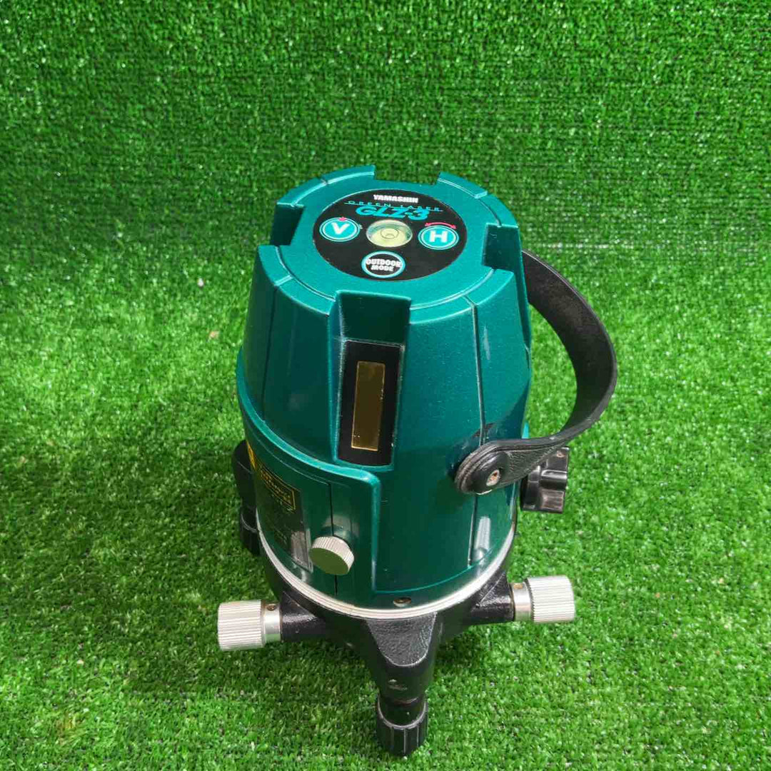 【中古品】 山真製鋸(YAMASHIN) グリーンレーザー墨出し器  GLZ-3 縦・横 【藤沢店】