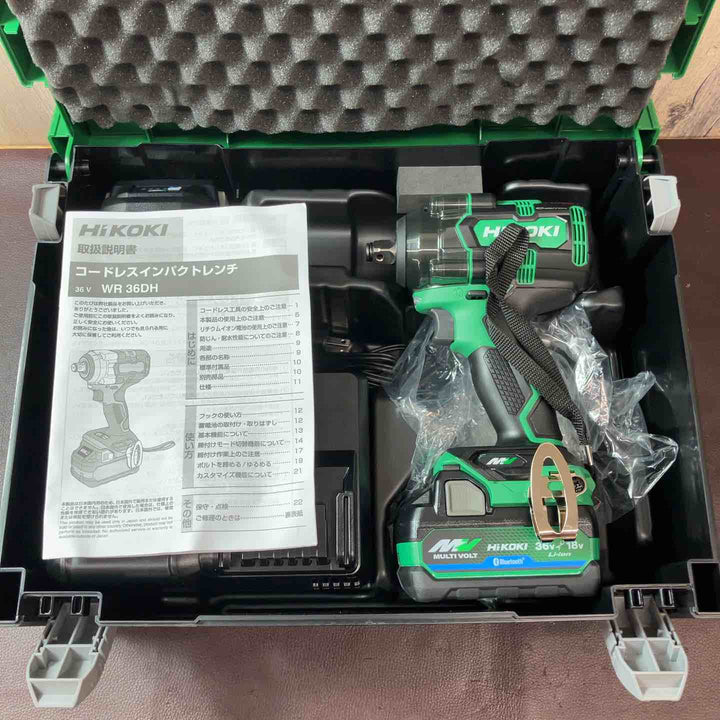【未使用(店頭展示品)】ハイコーキ(HIKOKI ※旧:日立工機) コードレスインパクトレンチ WR36DH(2XPSZ)【東大和店】