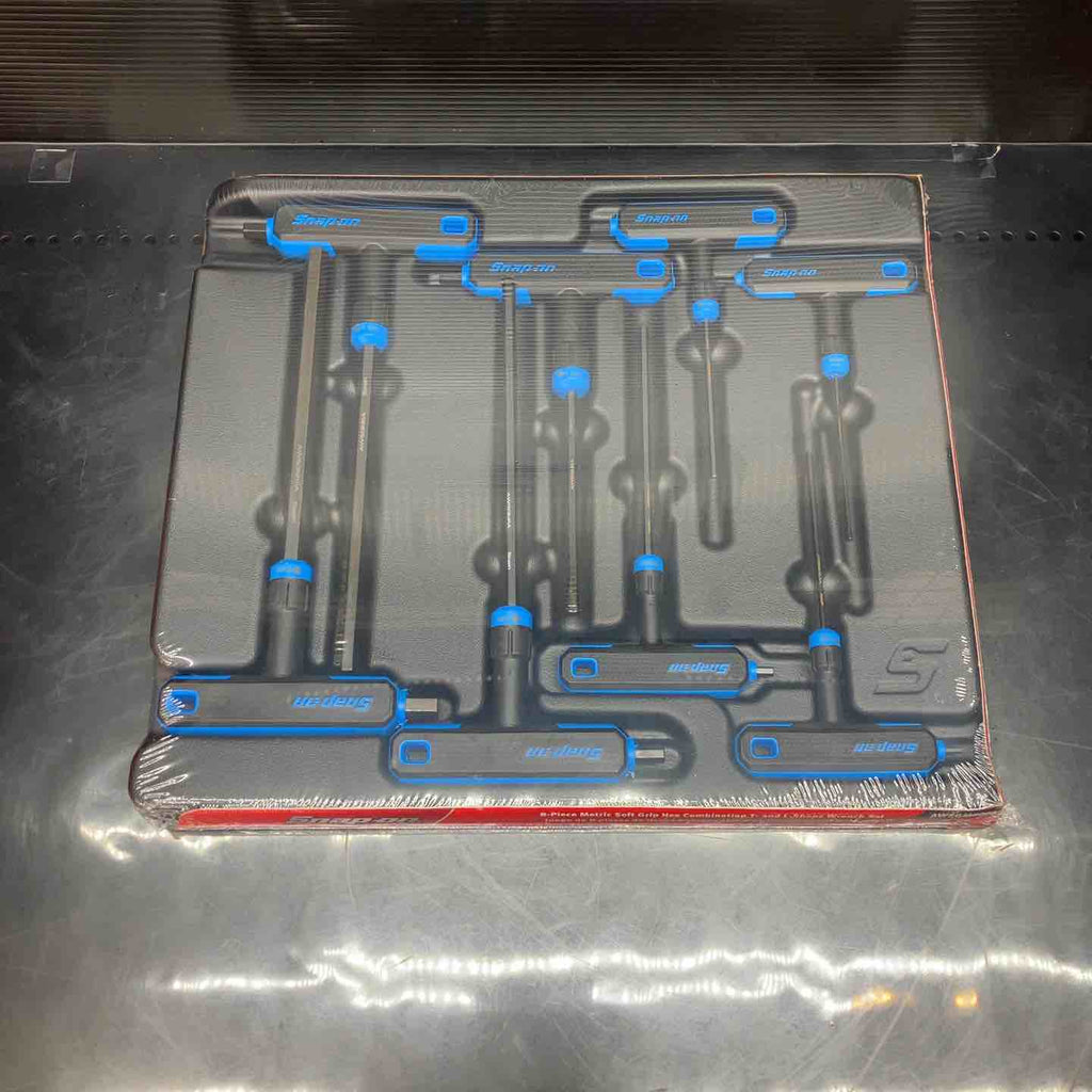 Snap-on T型ドライバー 8本セット　六角　ヘックス 未使用品】スナップオン(Snap-on) ヘックスドライバー 8本セット(T型6
