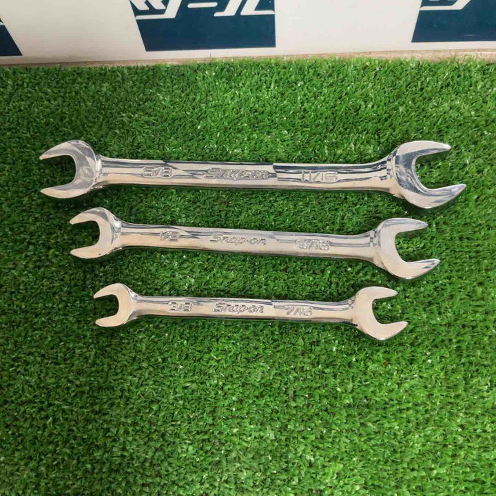 スナップオン(Snap-on) オープンエンドレンチ (3本) VO2022B/1618B/1214B【草加店】