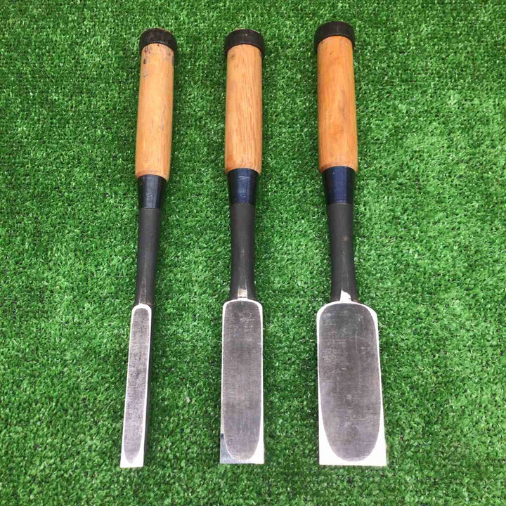 【中古・現状品】 正道 銘 鑿 のみ ＊3本組 【鴻巣店】