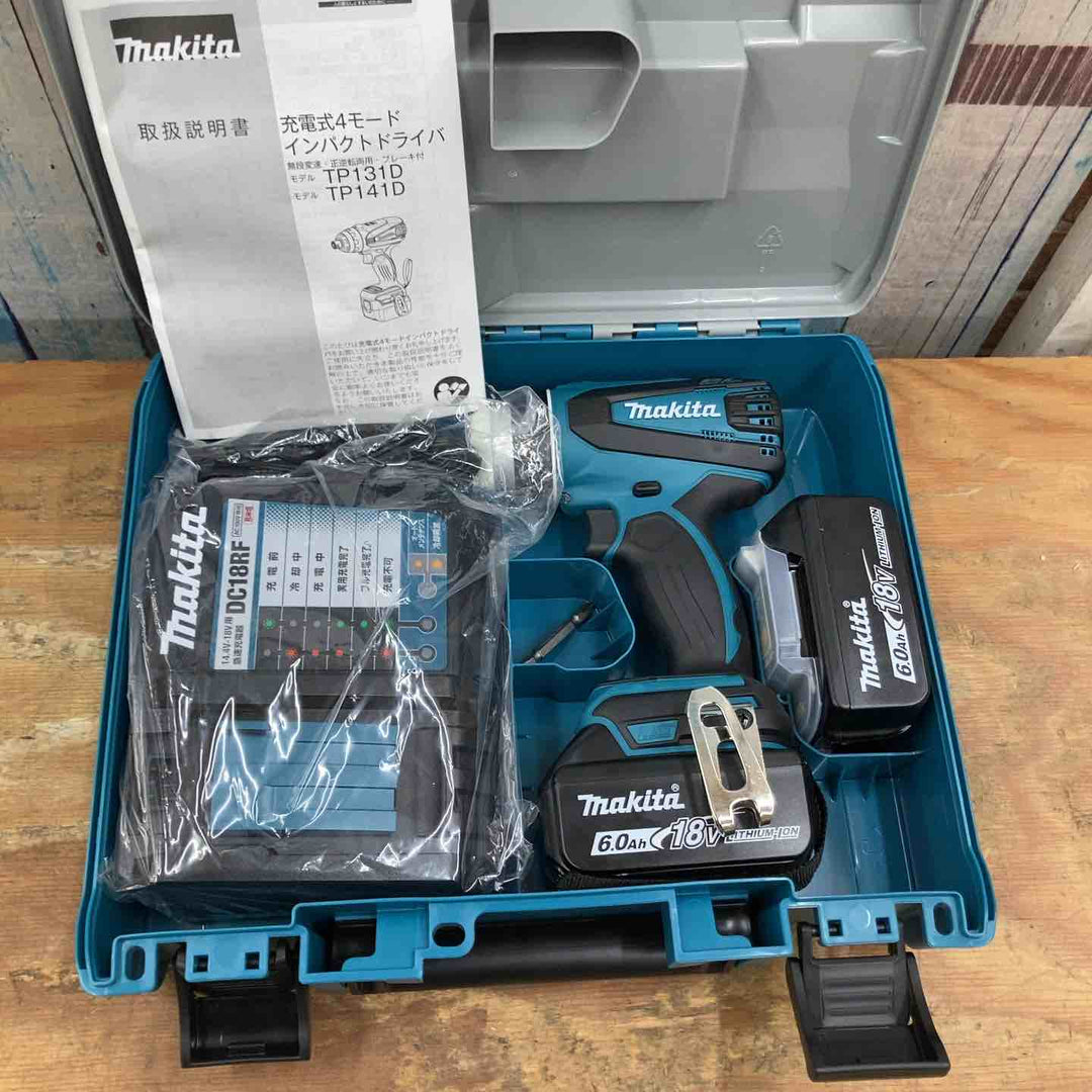 ★マキタ(makita) コードレス4モードインパクトドライバー TP141DRGX【柏店】