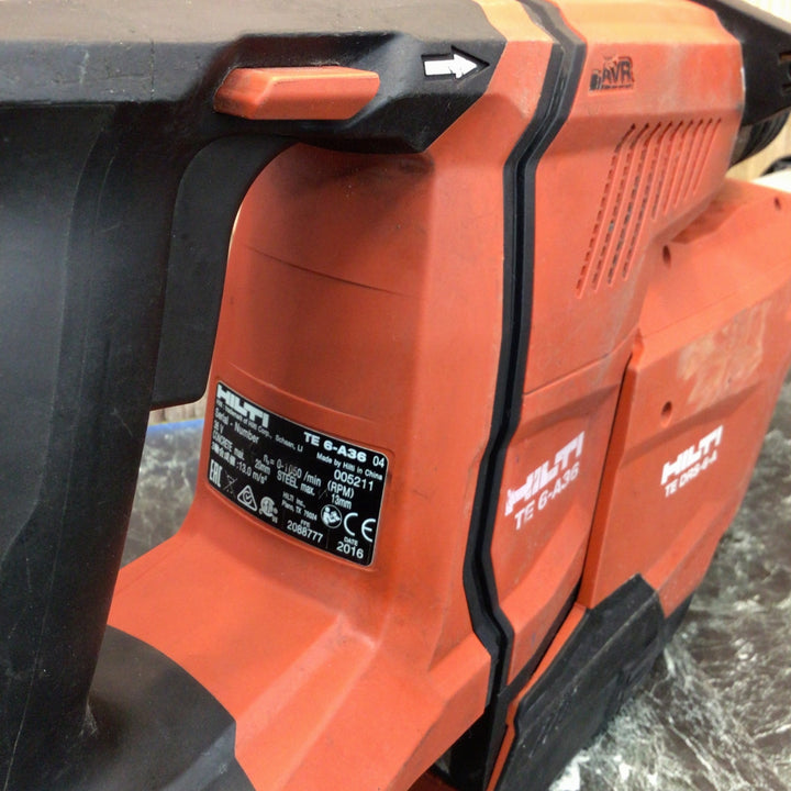 〇ヒルティ(HILTI)  コードレスハンマドリル TE6-A36 DRS【八潮店】