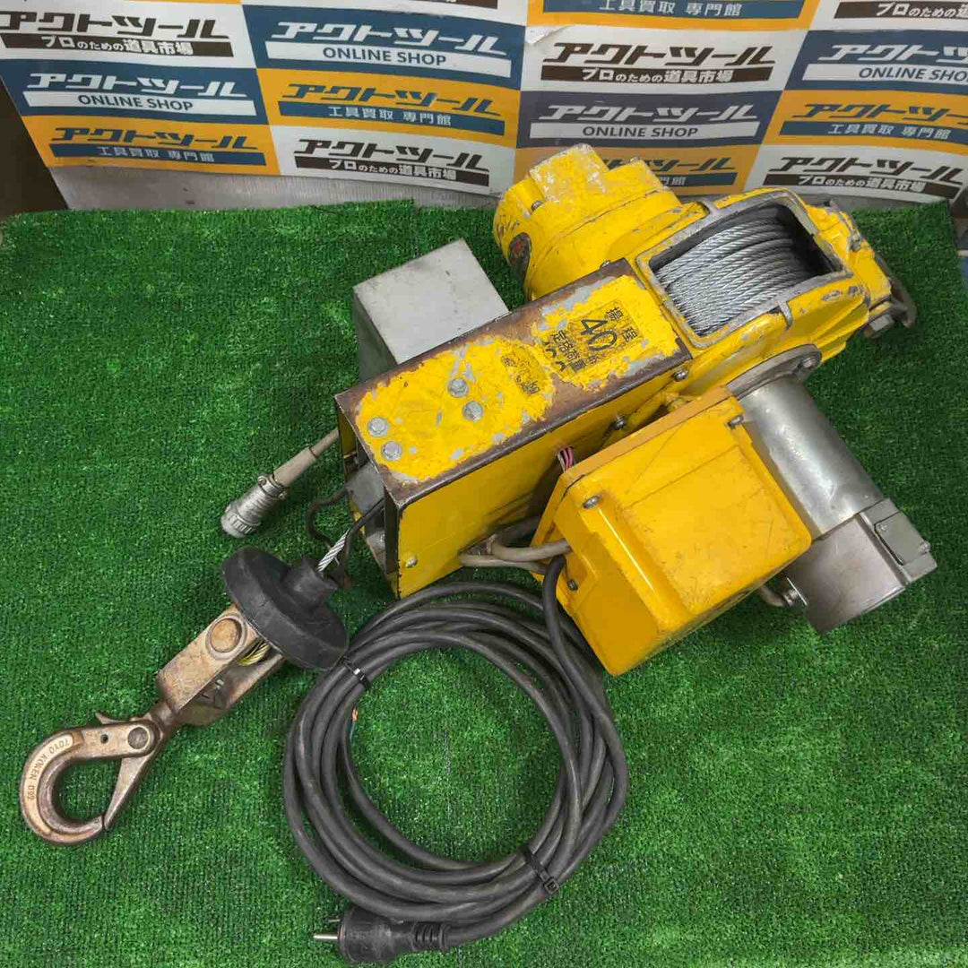 【店頭受取り限定】◇トーヨーコーケン(TKK) 電動ウインチ(ワイヤー) BH-740【草加店】