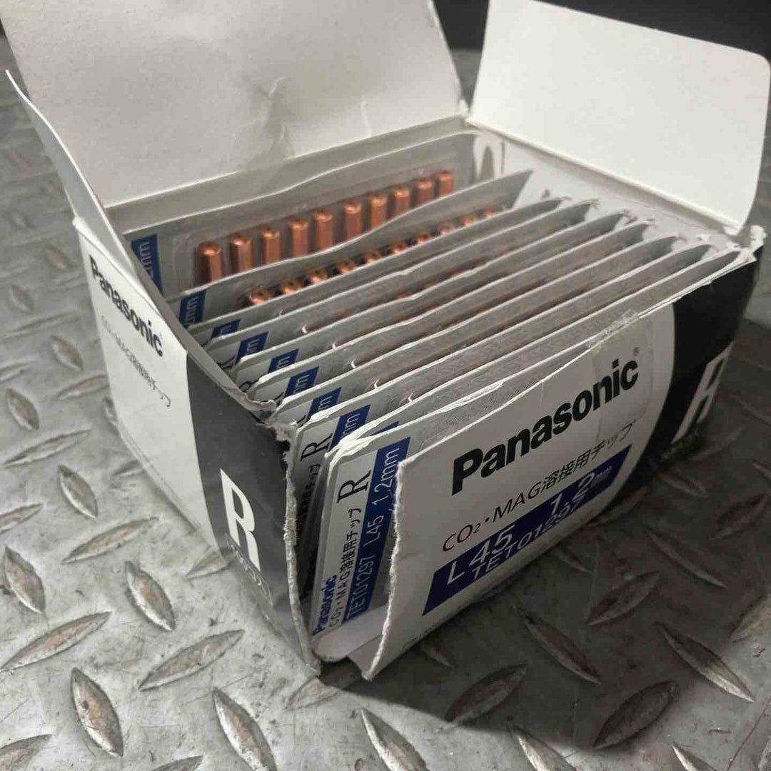 Panasonic パナソニック CO2・MAG溶接用チップ L45 1.2mm TET01297 R 100個入り【草加店】