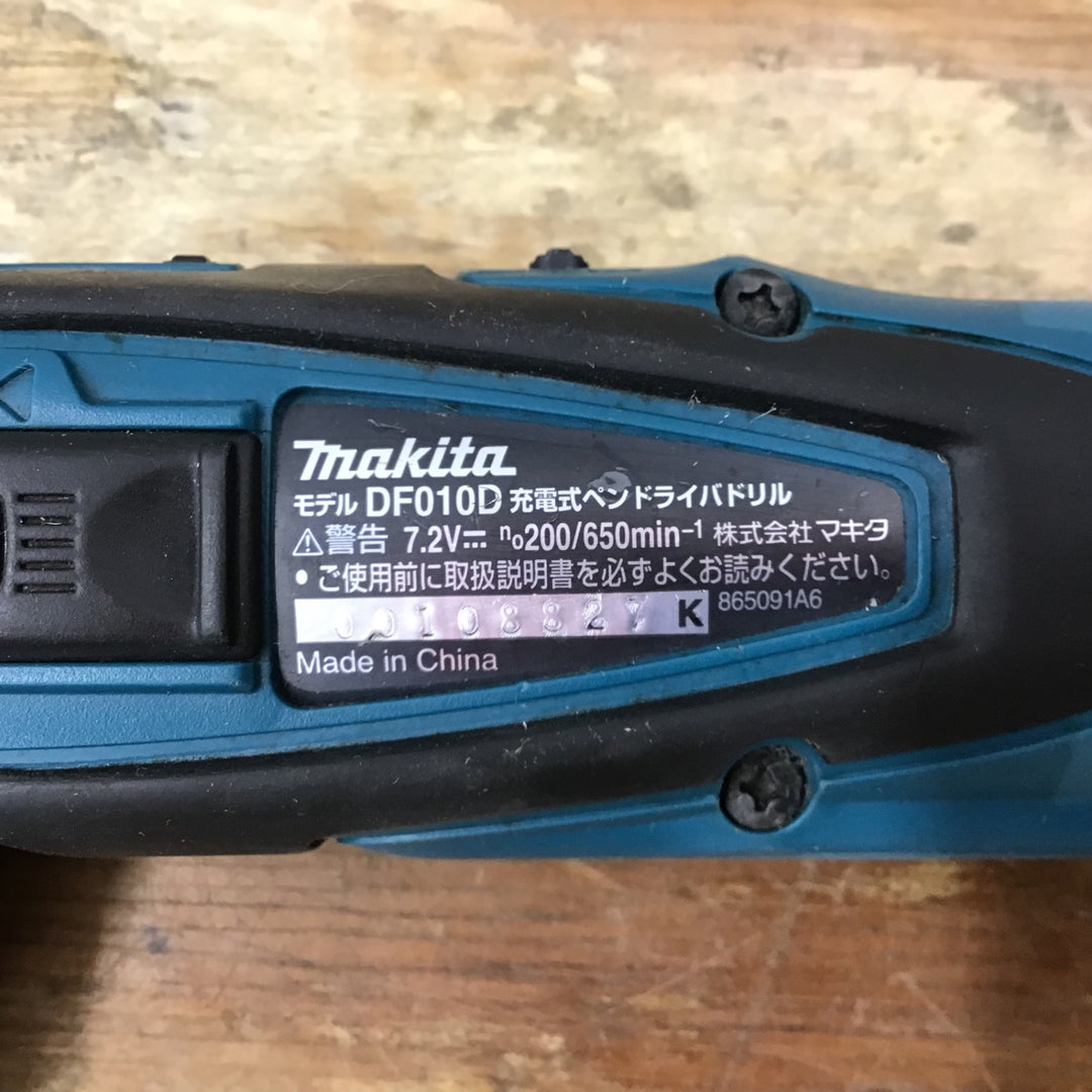 ☆マキタ(makita) コードレスペンドライバドリル DF010DS ケース欠品【柏店】