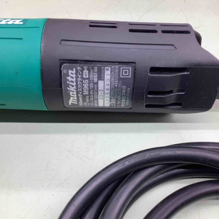 ◇マキタ(makita) 100mmディスクグラインダ  M965【越谷店】