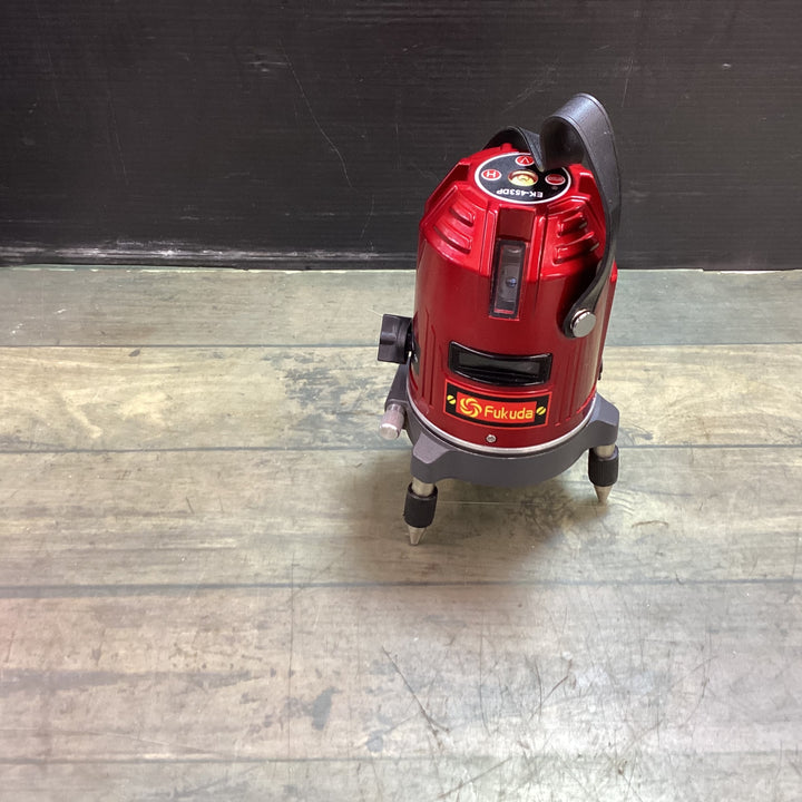 FUKUDA 5ライン レーザー墨出し器+受光器セット EK-453DP 4垂直・1水平 【東大和店】