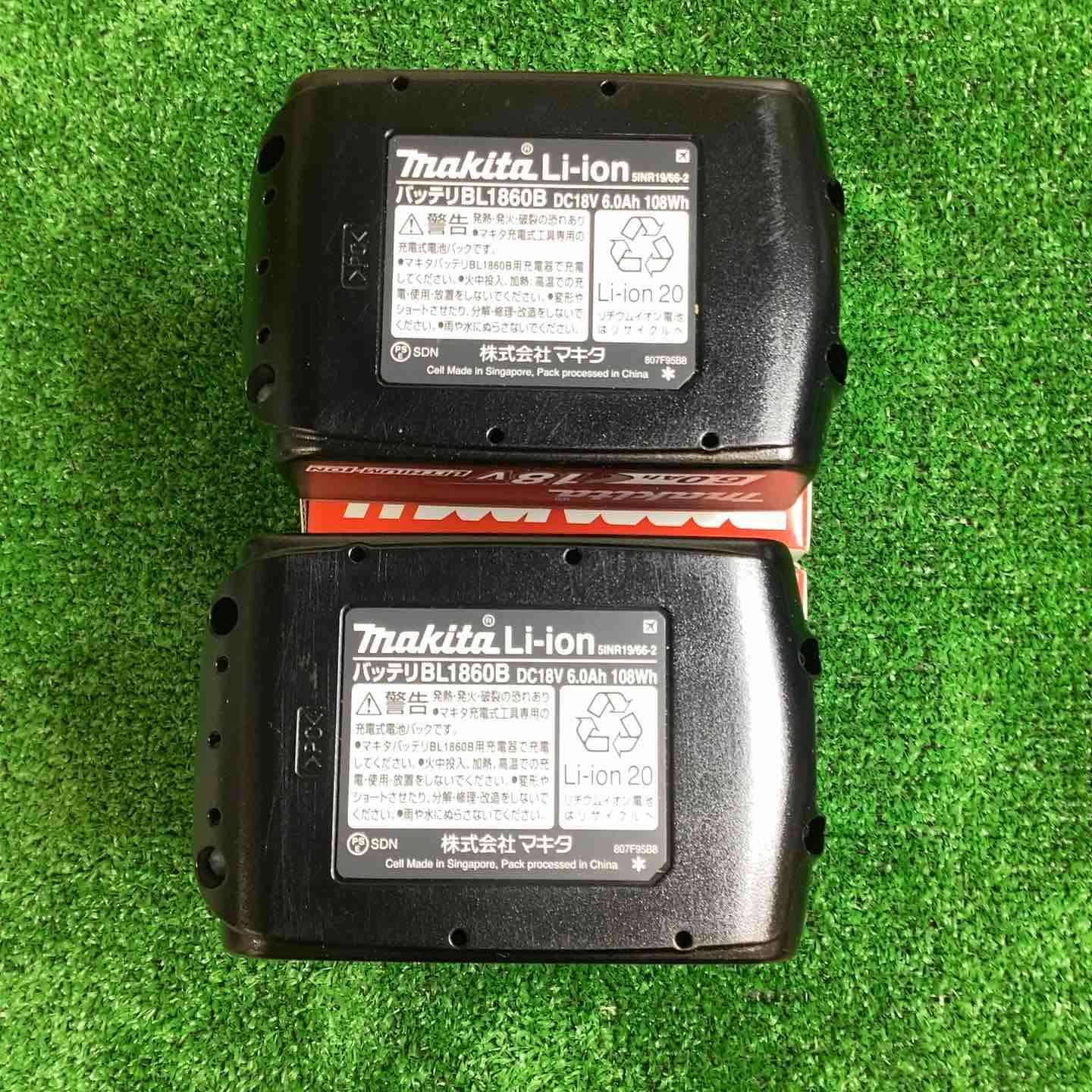 未使用品　マキタ18V6.0Ah純正バッテリー（BL1860B）5個セット マキタ makita 18V6.0Ahバッテリー BL1860B 純正品 5個セット♪ 【越谷