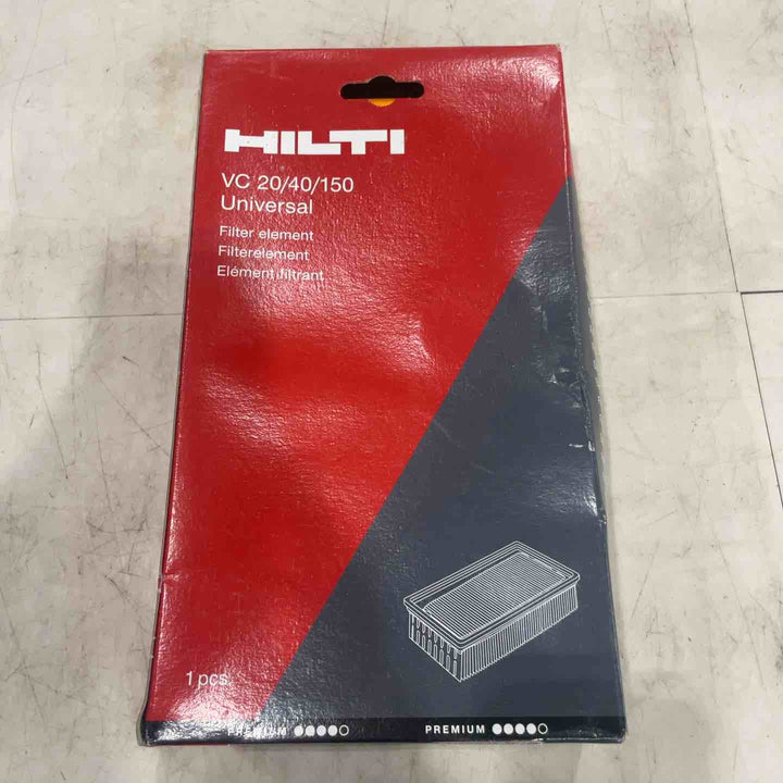 HILTI ヒルティ フィルターエレメント Filter element VC 20/50/150 用 2個セット 箱少し痛みあり【川口店】