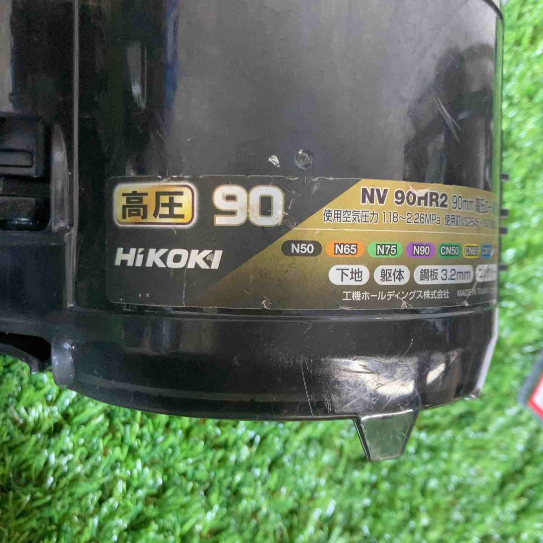 ★ハイコーキ(HIKOKI ※旧:日立工機) 高圧エア釘打ち機 NV90HR2(N)　本体のみ【戸田店】