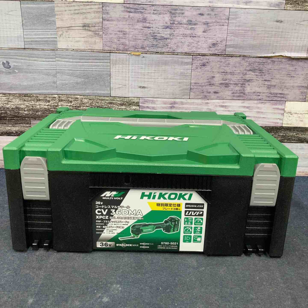 【未使用品】★ハイコーキ(HIKOKI ※旧:日立工機) コードレスマルチツール CV36DMA(XPZ) 36V バッテリー1個・充電器つき【八潮店】