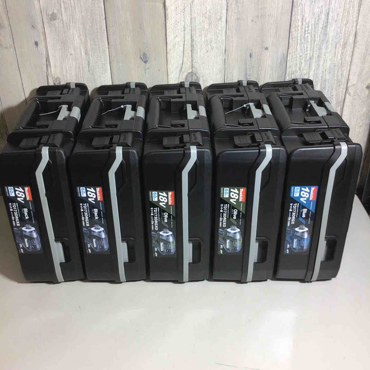 【未使用品】 マキタ makita コードレス インパクトドライバー TD173DRGX TD173DRGXB TD173DRGXO 5台 インパクト 青 ブルー 黒 ブラック オリーブ 【戸田店】