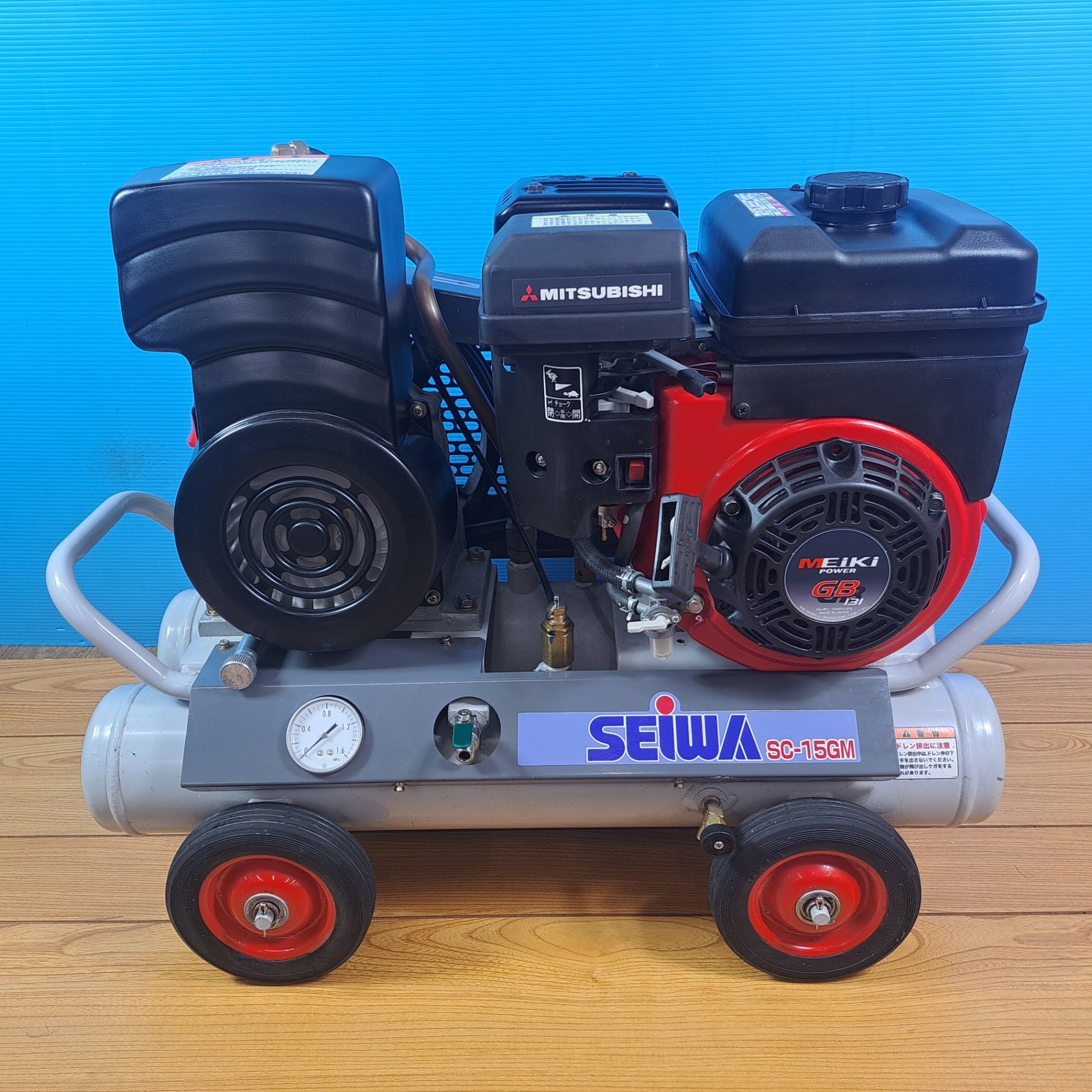 店頭受取り限定】◇セイワ(seiwa) エンジンコンプレッサー SC-15GM
