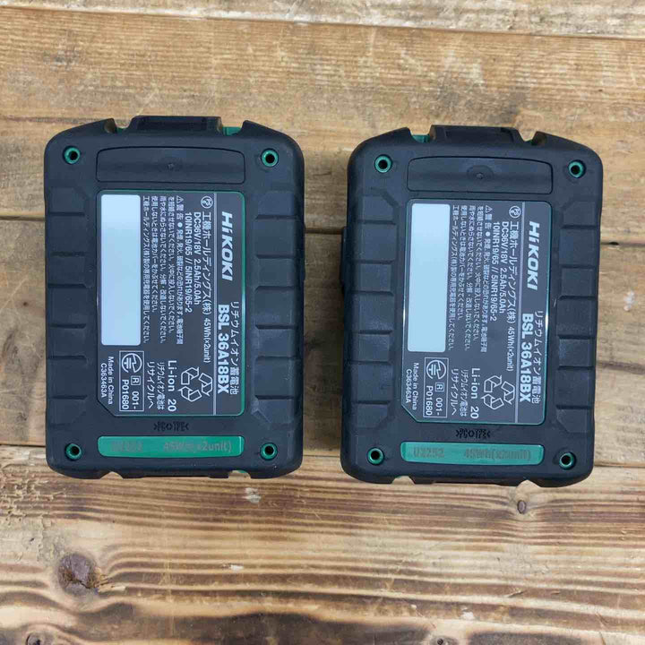【未使用店頭展示品】 ハイコーキ(HIKOKI ※旧:日立工機) 36V コードレスインパクトドライバー WH36DC(2XPSZ)(L) フルセット 【東大和店】