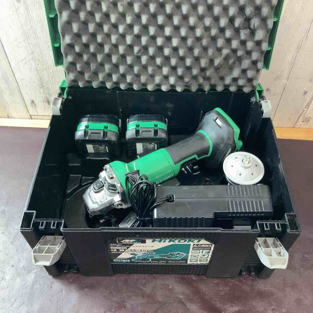 中古品】 ハイコーキ(HIKOKI ※旧:日立工機) 125mmコードレスディスク 