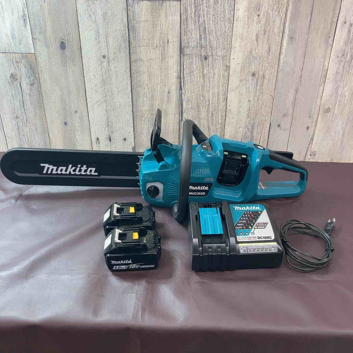 【中古品】マキタ(makita) コードレスチェーンソー MUC353DPG2 18V 36V【東大和店】