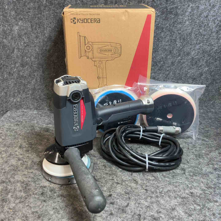 京セラ(Kyocera) 旧リョービ ダブルアクションポリッシャー 脱着式コード5m付き RPED134 646772A 電子ダブルアクション機構【桶川店】
