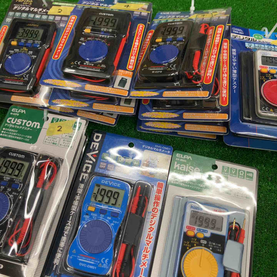【まとめ売り】 デジタルテスター17点(メーカー混同) 【桶川店】