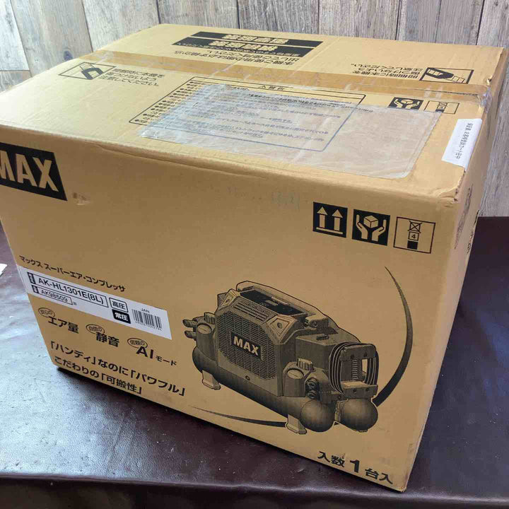 【未使用(店頭展示品)】★マックス(MAX) 高圧常圧兼用エアコンプレッサ AK-HL1301E(8L)【東大和店】