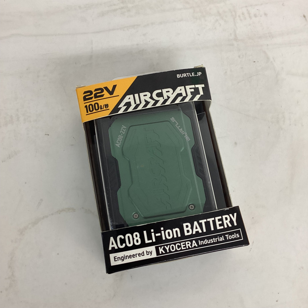 ◇ BURTLE バートル エアークラフト 2024年モデル 22Vリチウムイオンバッテリー アーミカーキ AC08 61 F【狭山】