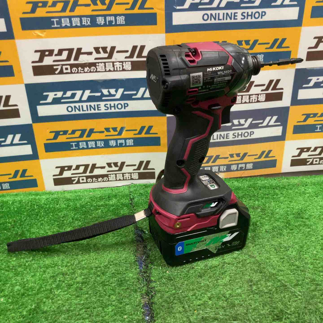 ◇ハイコーキ(HIKOKI ※旧:日立工機) コードレスインパクトドライバー フレアレッド  WH36DC(2XPRSZ)【草加店】