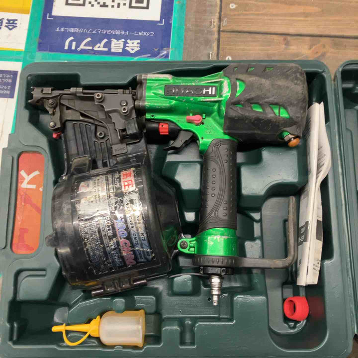 ★ハイコーキ(HIKOKI ※旧:日立工機) 高圧エア釘打ち機 NV90HMC(L)【戸田店】