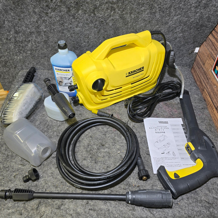 【美品※水道ホース、水道ホース側カップリング別売※】ケルヒャー 高圧洗浄機 K 2 クラシック プラス カーキット【桶川店】
