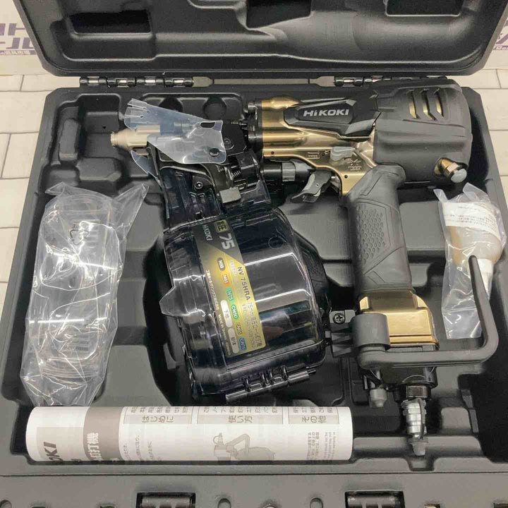 ★ハイコーキ(HIKOKI ※旧:日立工機) 高圧エア釘打ち機 NV75HRA(S)【所沢店】