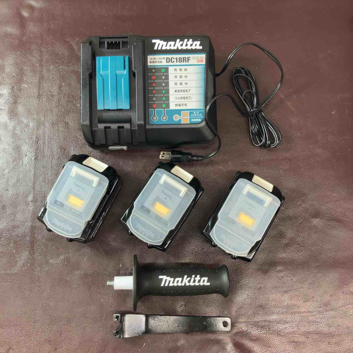 【中古品】マキタ(makita) 100mmコードレスディスクグラインダ GA418DRGX  18V フルセット+バッテリー1個【東大和店】