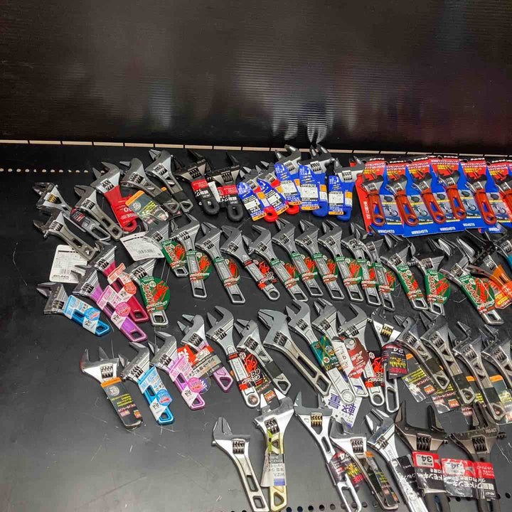 ▼モンキーレンチ80個まとめ売り 格安☆ ロブスター スーパーツール TOP サイズ 複数 軽量 薄型 ショート 様々【川越店】