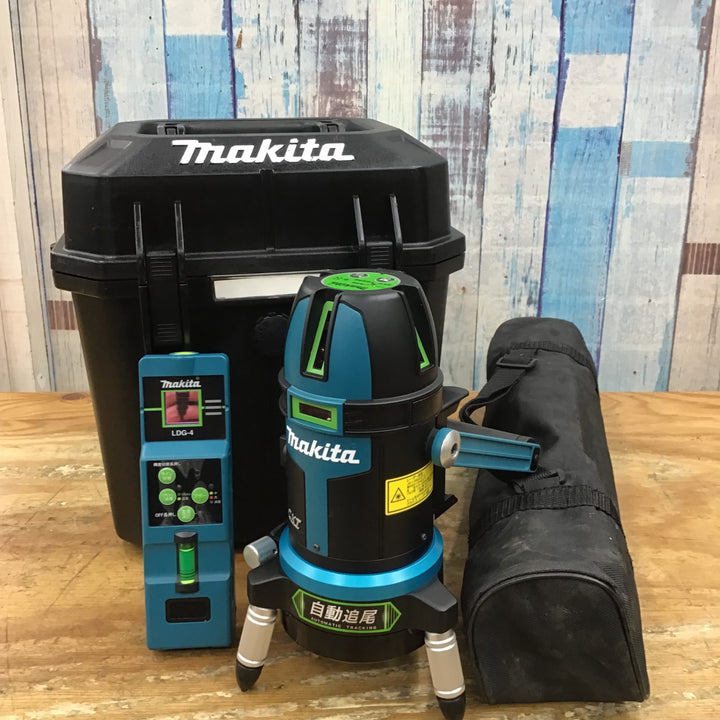 【中古品】☆マキタ(makita) コードレスレーザー墨出し器 矩・横・両縦 SK313GDZ バッテリー充電器・受光器・三脚付属【柏店】