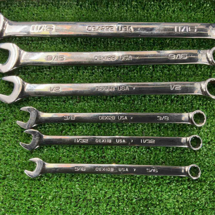 スナップオン Snap-on コンビネーションレンチ インチ 11本セット OEX10B/11B/12B/16B/18B/22B/24B/26B/28B/30B/32B【草加店】
