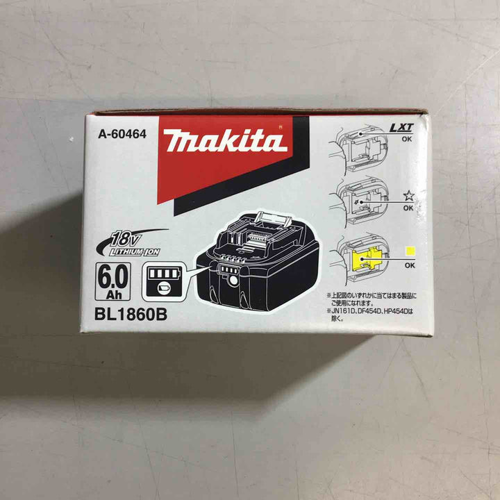 ★マキタ(makita) リチウムイオンバッテリー 18V/6.0Ah BL1860B【戸田店】