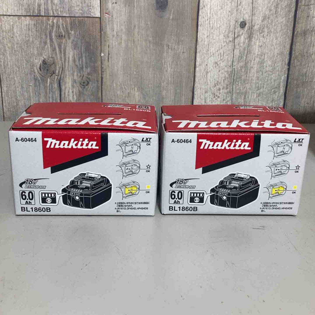 ▼マキタ(makita) リチウムイオンバッテリー 18V/6.0Ah BL1860B 6個セット 純正品【戸田店】